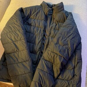 Everlane black womens puffer